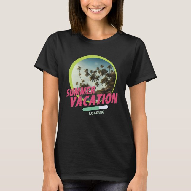 Sommerurlaub T-Shirt (Vorderseite)
