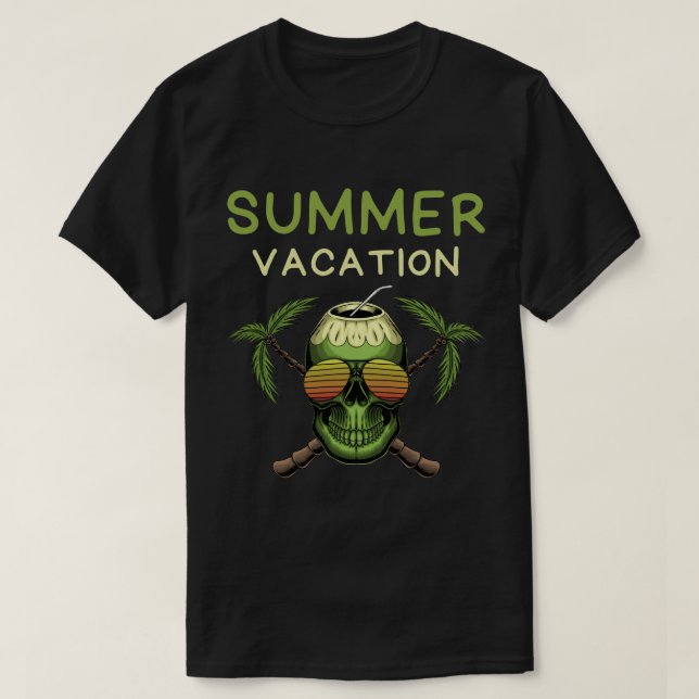 Sommerurlaub T-Shirt (Design vorne)