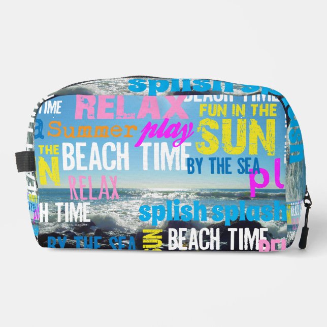 Sommerurlaub Waschbeutel (Vorderseite)