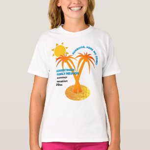 Sommerurlaubsfamilie Wiedersehen Kids T-Shirt