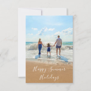 Sommerurlaubskarte Individuelles Foto Ihr eigenes  Einladung