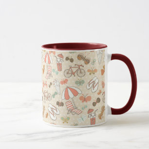 Sommerurlaubsmuster Tasse