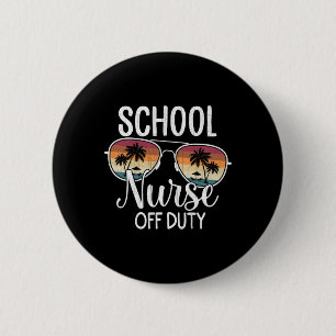Sommerurlaubsschule Ende des Jahres Schulkrankenha Button