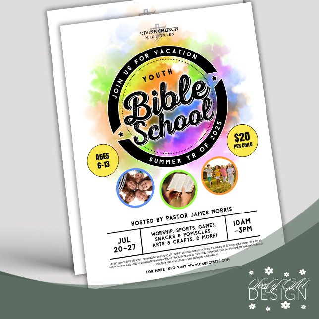 Sommerveranstaltung der Vacation Bible School Chur Flyer (Von Creator hochgeladen)