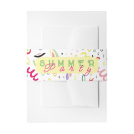 Sommervibe. Einladungsbanderole