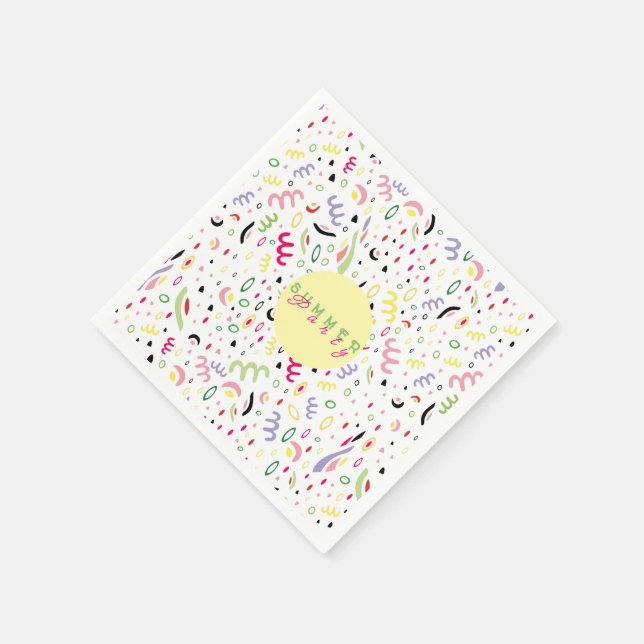 Sommervibe. Serviette (Ecke)