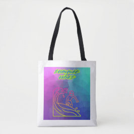 Sommervibes Junge surfen Tasche