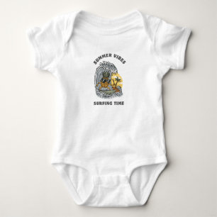 Sommervibes Surfzeit Baby Strampler