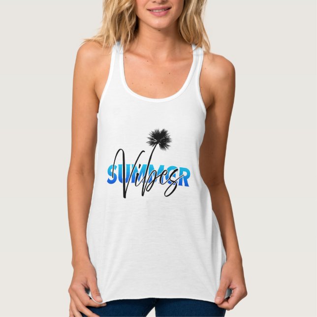 Sommervibes Tank Top (Vorderseite)