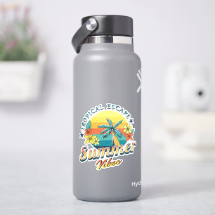 Sommervibes - Tropische Flucht Aufkleber