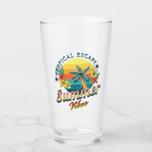 Sommervibes - Tropische Flucht Glas