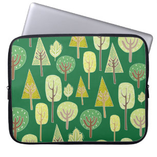 Sommerwald: Inspiriertes Design der Natur Laptopschutzhülle