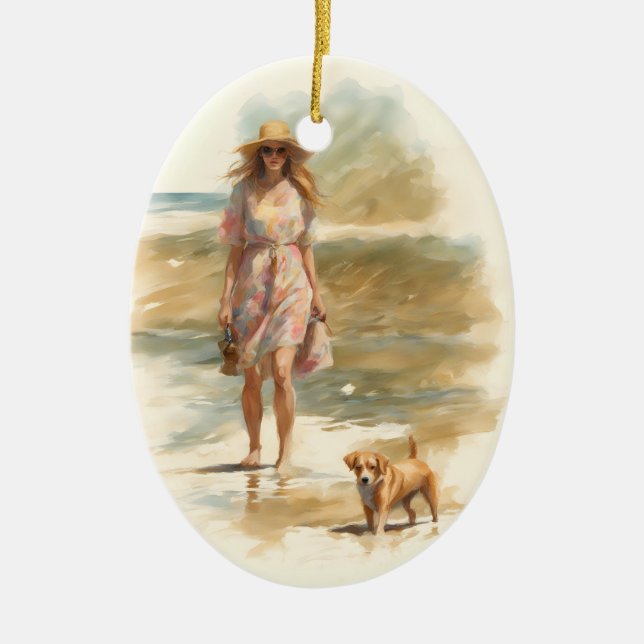 Sommerwanderung Keramik Ornament (Vorne)