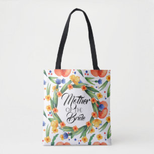 Sommerwasserfarbe Mutter der Brautkollage chic Tasche