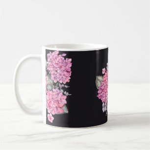 Sommerwasserfarbe Vintage Blüte mit blühender Blüt Kaffeetasse