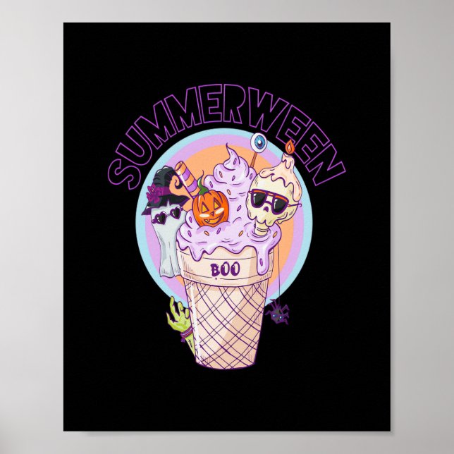 Sommerween-Abkühlung Poster (Vorne)
