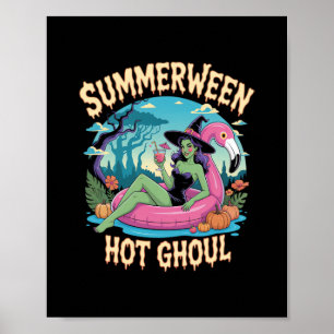 Sommerween-Hexen-Vibes-Urlaub Poster