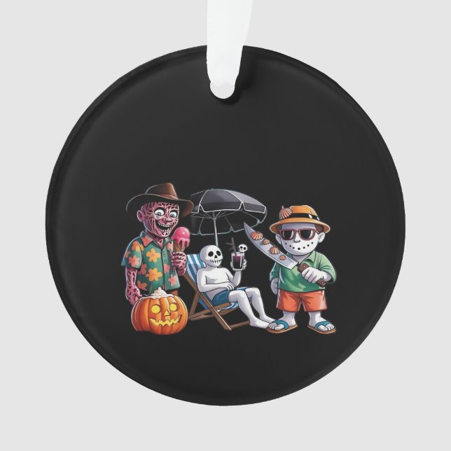 Sommerween - Sommerween Strand - Sommerween Hexe - Ornament (Vorderseite)