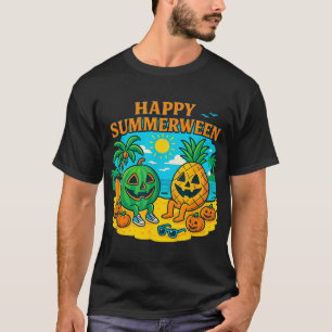 Sommerween Wassermelone  Ananas Strand Vibes T-Shirt