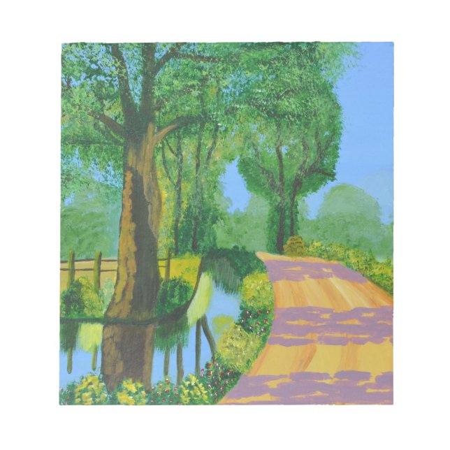 Sommerweg Notizblock (Vorderseite)