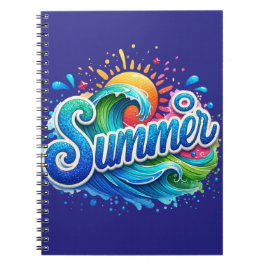 Sommerwellen Journal Notizblock