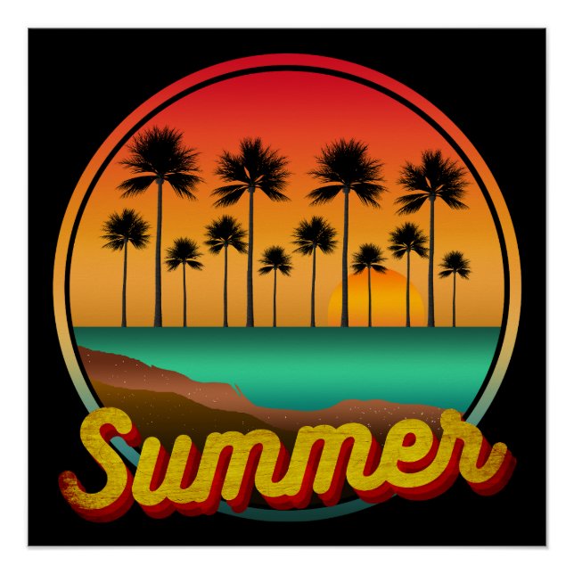 Sommerwetter Poster (Vorderseite)