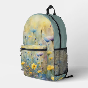 Sommerwiese Wildblume Bedruckter Rucksack