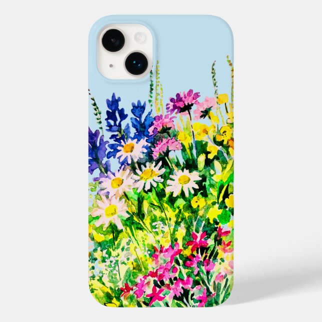 Sommerwiese, wilde Blume Case-Mate iPhone Fall 14 Plus Hülle (Rückseite)