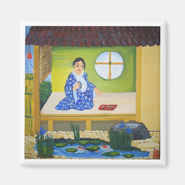 Sommerwindglocken Magnet (Vorne)