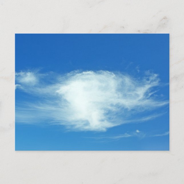 Sommerwolken Postkarte (Vorderseite)