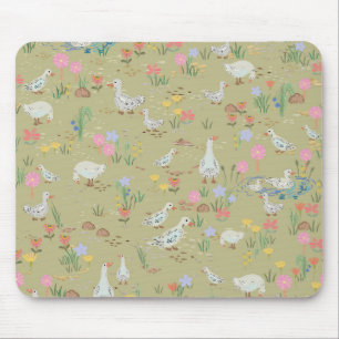 Sommerzeit am Ententeich Mousepad