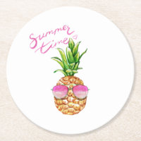 Sommerzeit-Ananas-Untersetzer