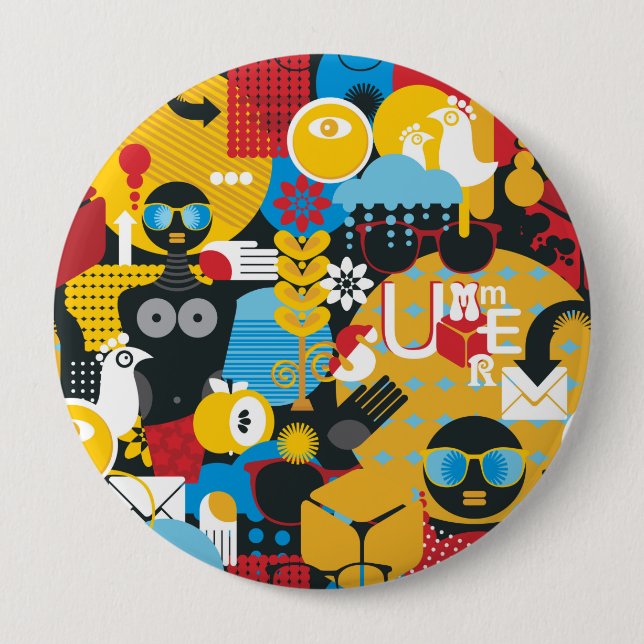 Sommerzeit Button (Vorderseite)