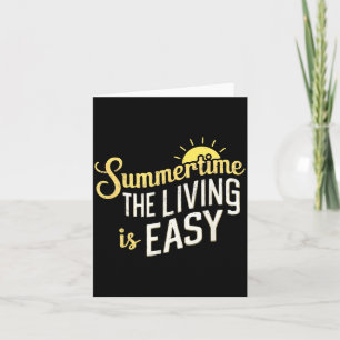Sommerzeit Das Leben Ist Leicht Spaß Sommer Karte