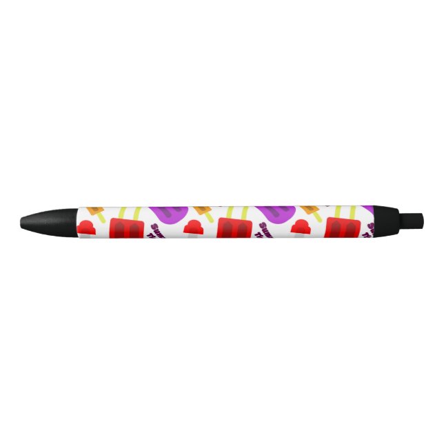 Sommerzeit Frozen Juice Bar Pattern Kugelschreiber (Vorderseite)