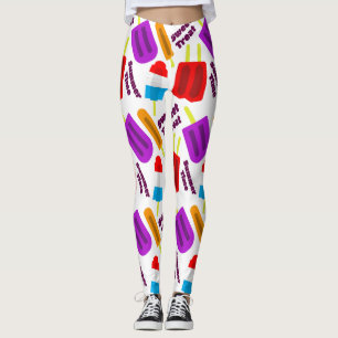 Sommerzeit Frozen Leckerei Bar Pattern Leggings