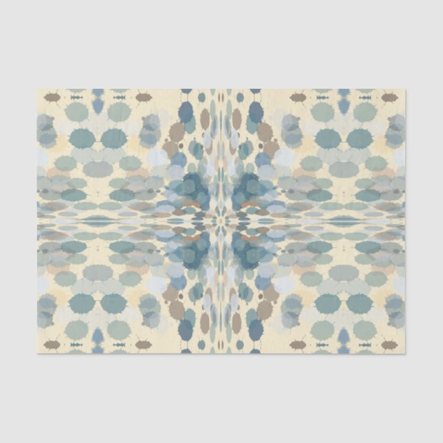 Sommerzeit Fun Ocean Spray Spritzer Abstrakt Art Seidenpapier (Vorderseite)