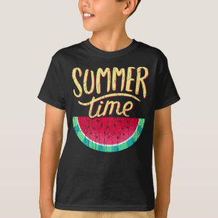 Sommerzeit Funny Watermelon Summer Fruit Graphic T-Shirt