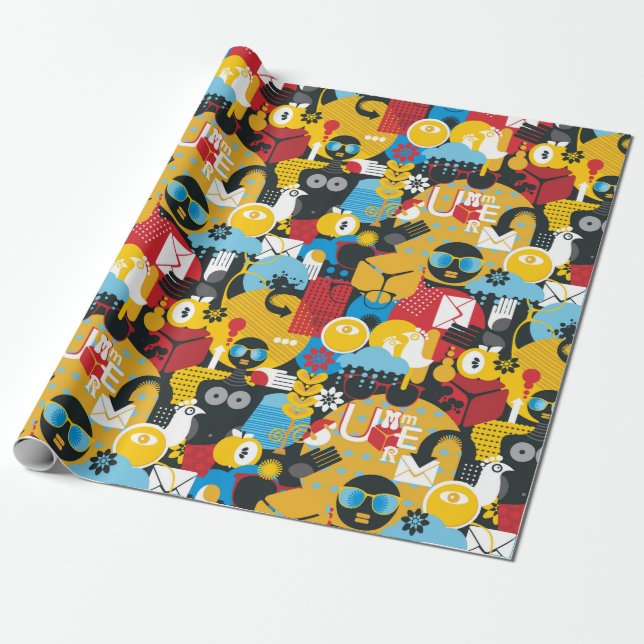 Sommerzeit Geschenkpapier (Ungerollt)