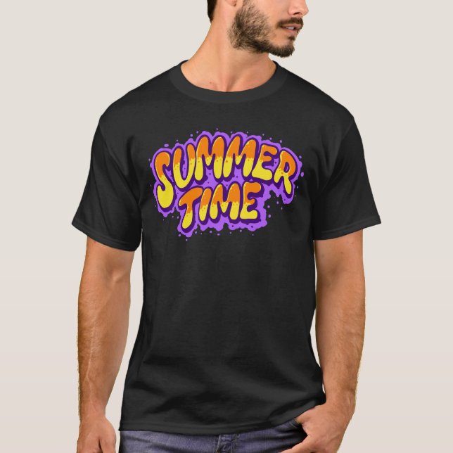 Sommerzeit Graffiti T-Shirt (Vorderseite)