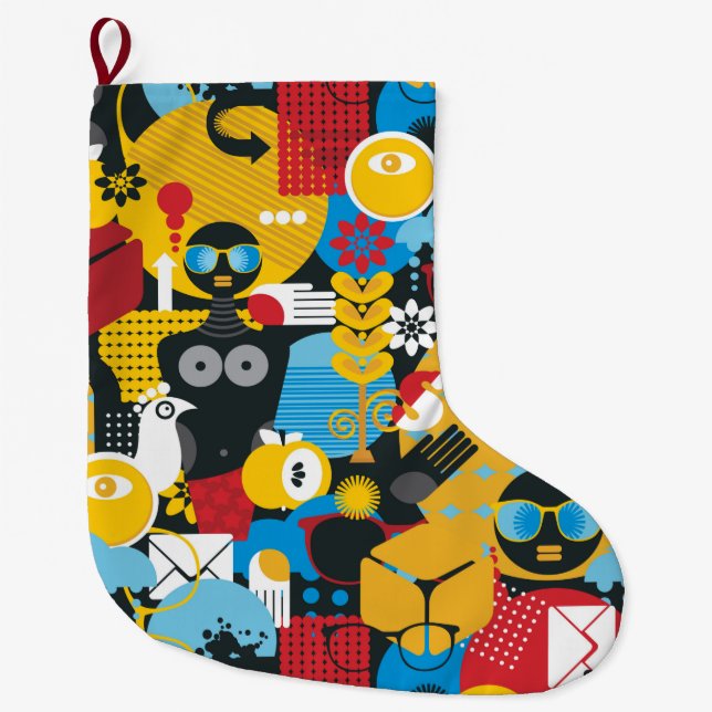 Sommerzeit Großer Weihnachtsstrumpf (Vorderseite)