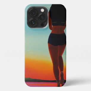 Sommerzeit iPhone 13 Pro Slim Fit Case, Glossy Hülle