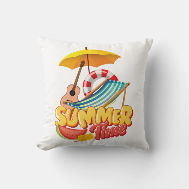 Sommerzeit Kissen (Vorderseite)