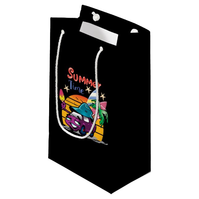 Sommerzeit Kleine Geschenktüte (Vorderseite Schrägansicht)