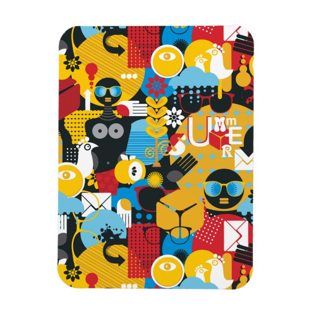 Sommerzeit Magnet (Vertikal)