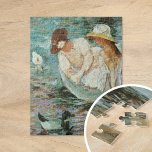 Sommerzeit | Mary Cassatt<br><div class="desc">Sommerzeit (1894) von der amerikanischen Impressionistin Mary Cassatt. Die Originalkunst ist ein Ölgemälde auf der Leinwand,  das ein Portrait von zwei Frauen auf einem von Enten umgebenen Boot darstellt. 

Verwenden Sie die Entwurfstools,  um einen benutzerdefinierten Text hinzuzufügen oder das Bild zu personalisieren.</div>