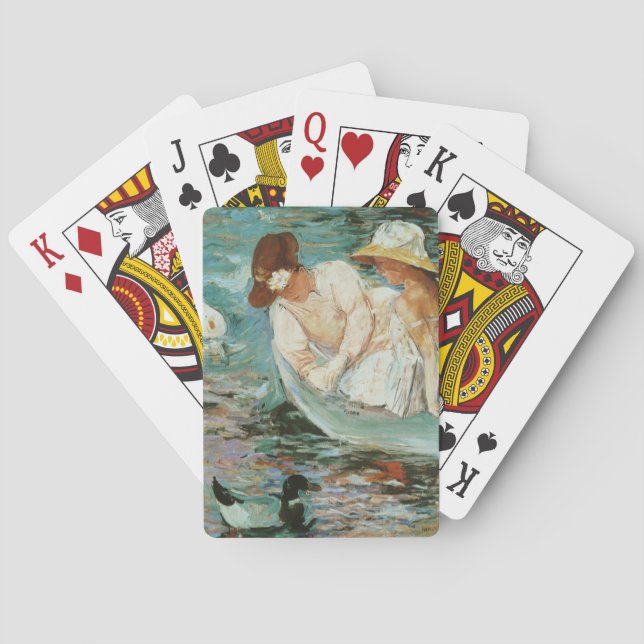 Sommerzeit | Mary Cassatt Spielkarten (Rückseite)