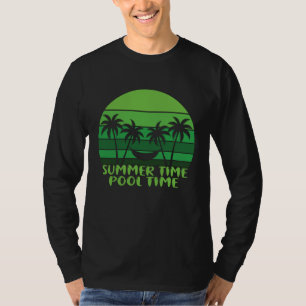 SOMMERZEIT POOL ZEIT. T-Shirt