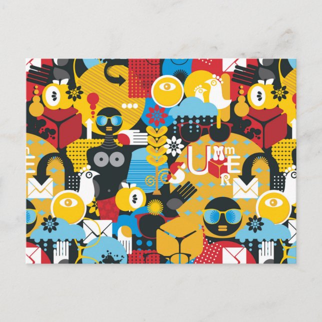 Sommerzeit Postkarte (Vorderseite)