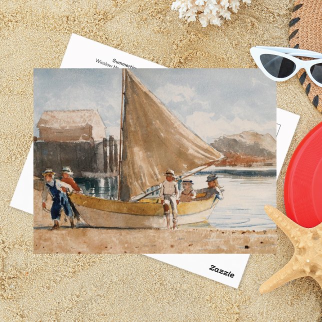 Sommerzeit Sailboats Winslow Homer Postkarte (Von Creator hochgeladen)